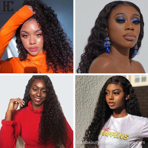 the highest discounts 13*6 deep wave ginger lace front wigs human hair lace front brazilian natural wig